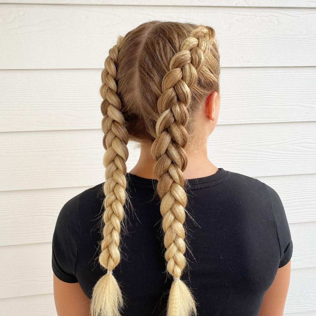 Double Dutch Braids Hairstyles for Women  – jehat – 2