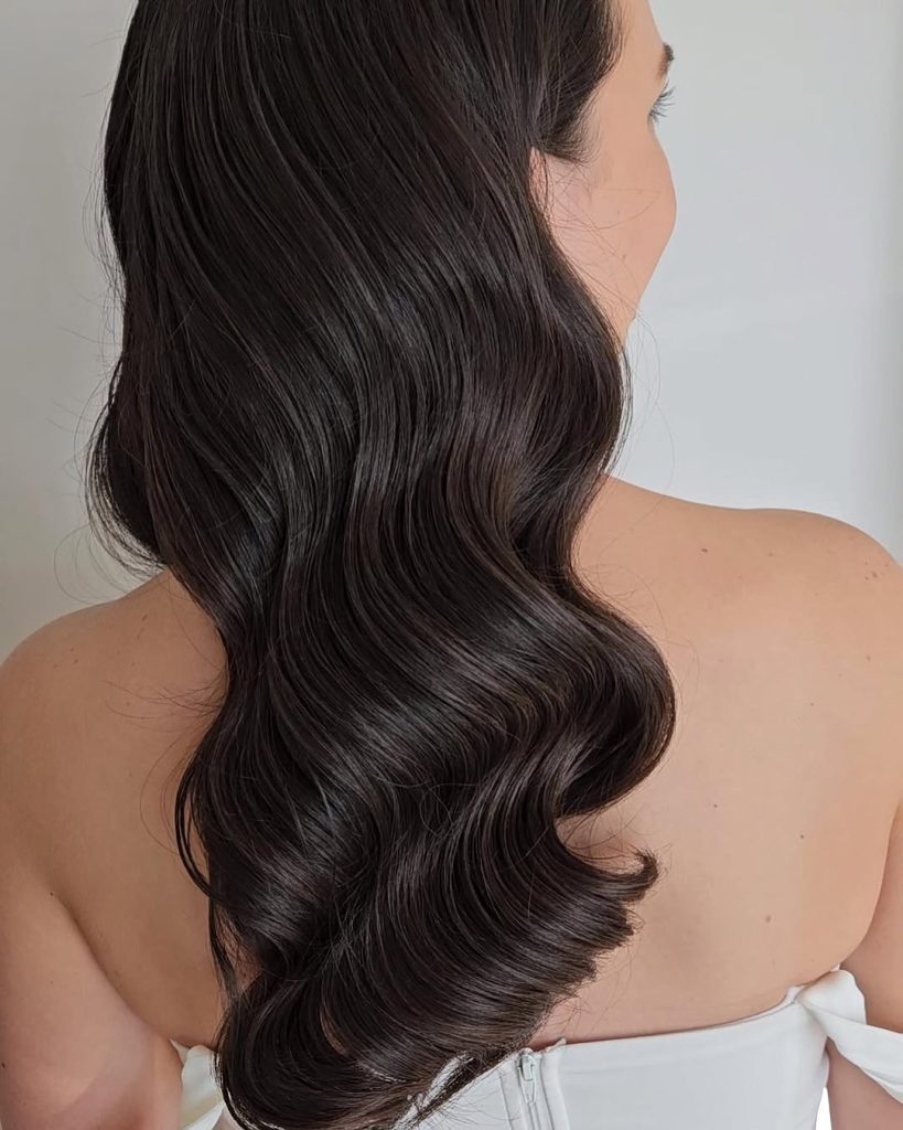 Soft Waves Hairstyles for Bridesmaid Women – rondaakande.bridal – 2