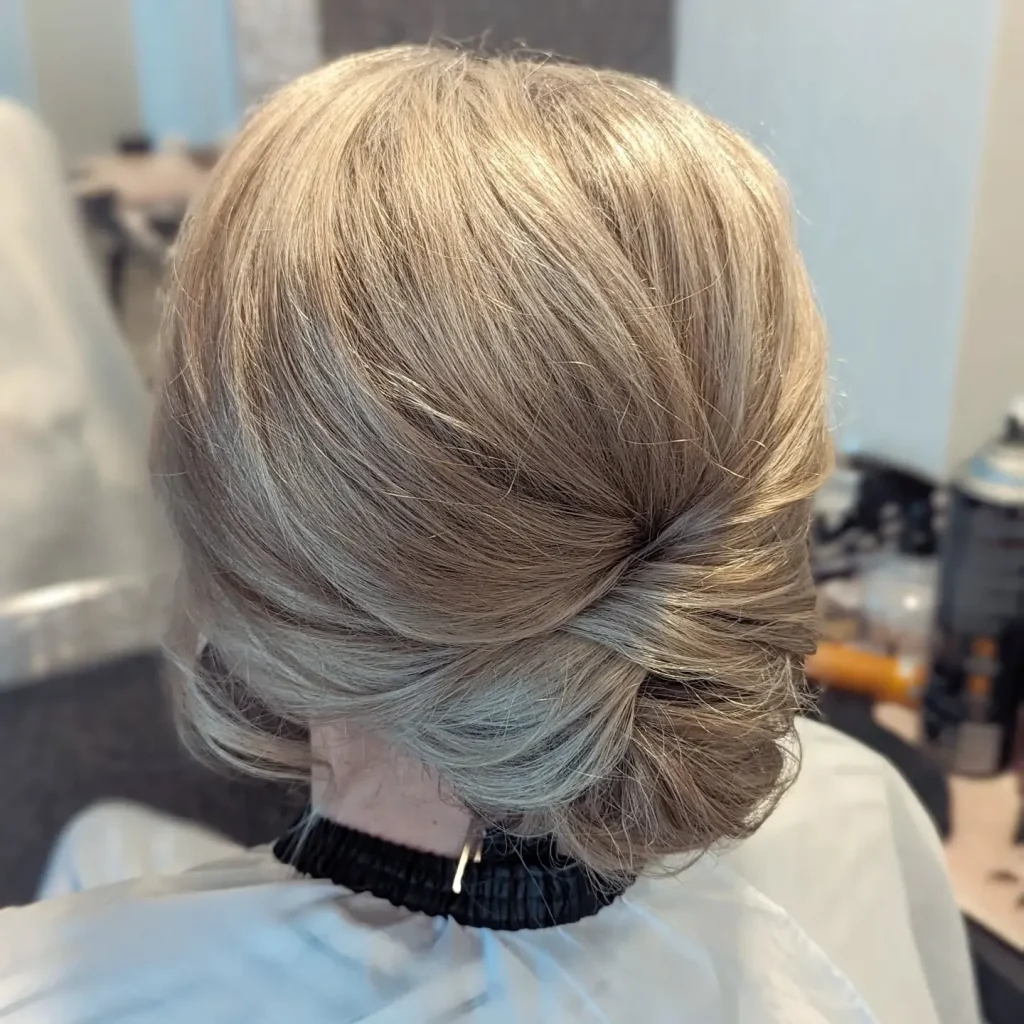 Low Twisted Chignon for women – selahviebeauty