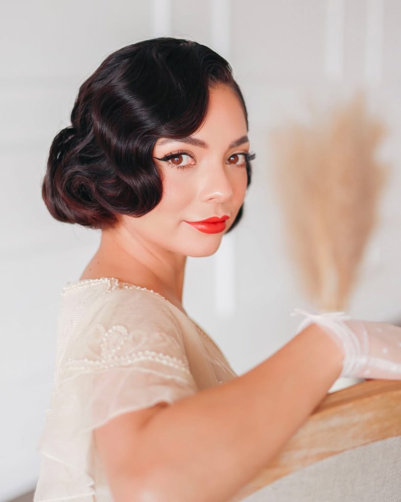 Retro Finger Waves Hairstyles for Women – maggieshairnbridal – 1