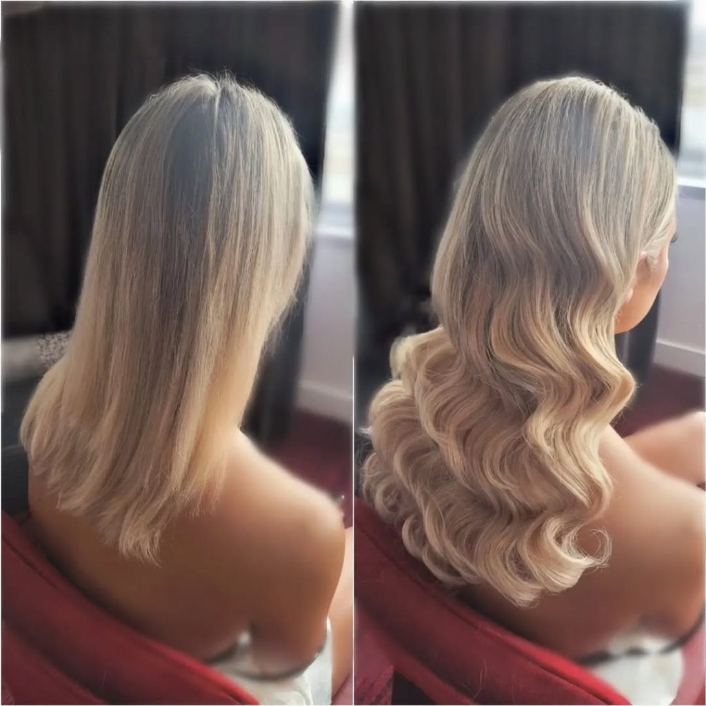 Soft Hollywood Waves Hairstyles for Medium Length Hair Women  – phillyhair – 1