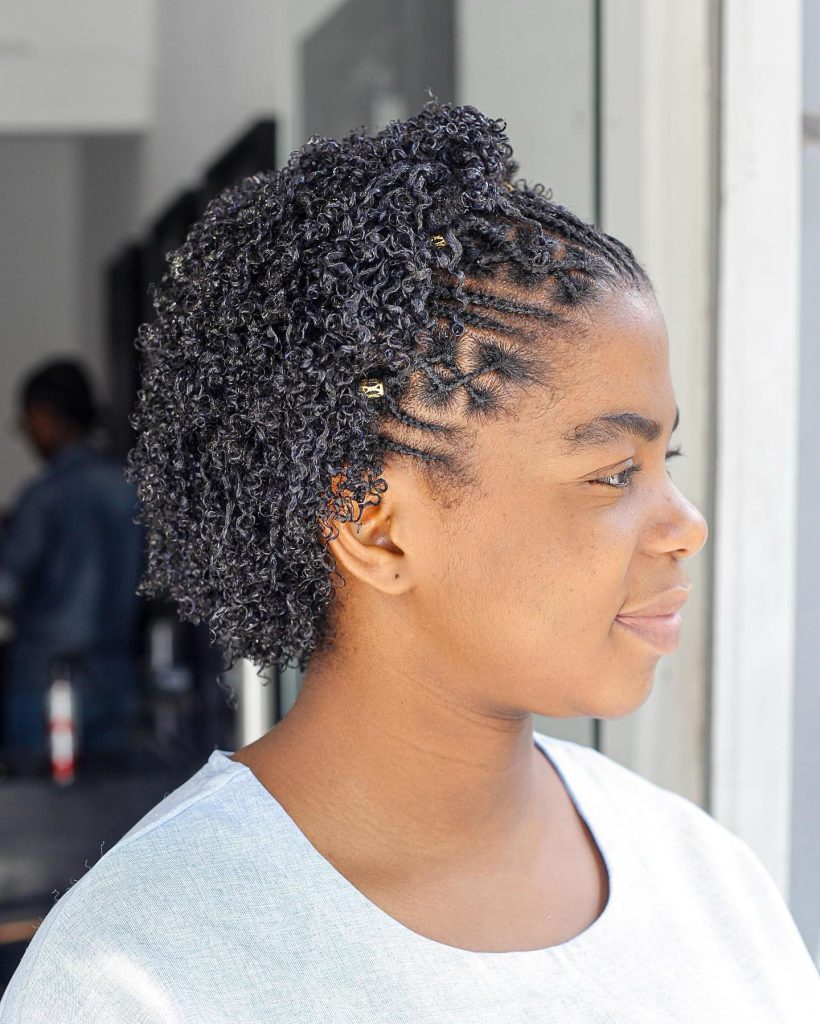 Mini Afro with Curls – cocoblacknaturals