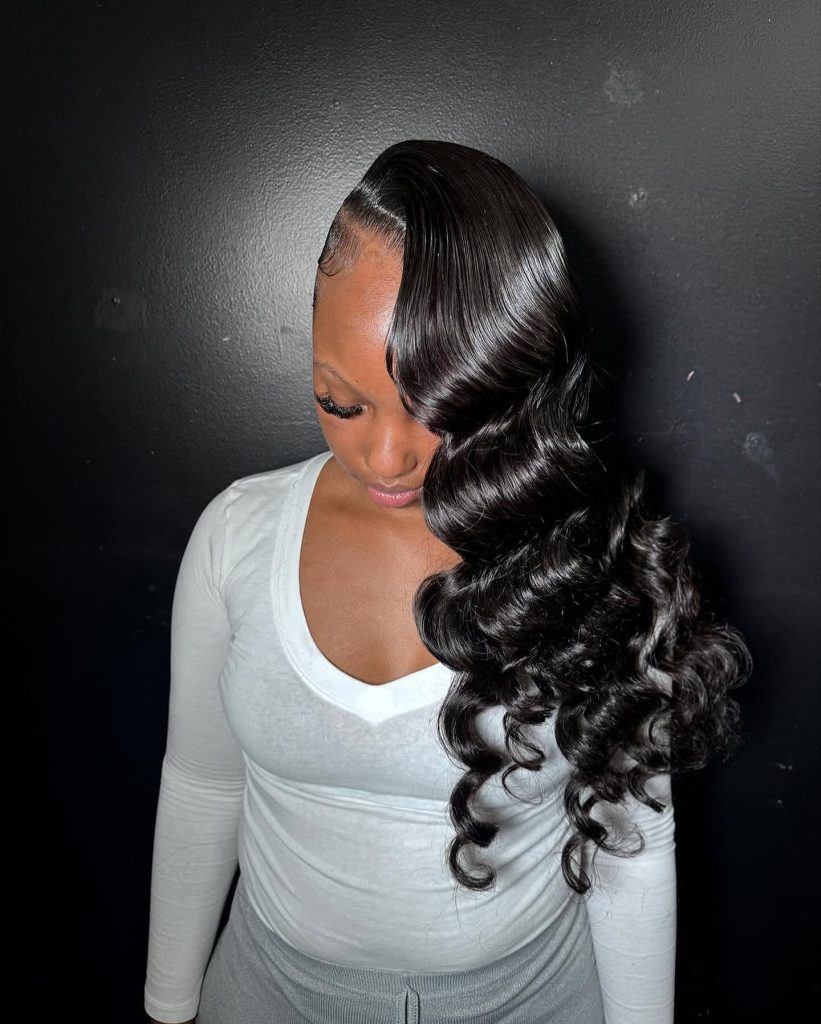 Side Parted Loose Waves for women – xyshairbeauty